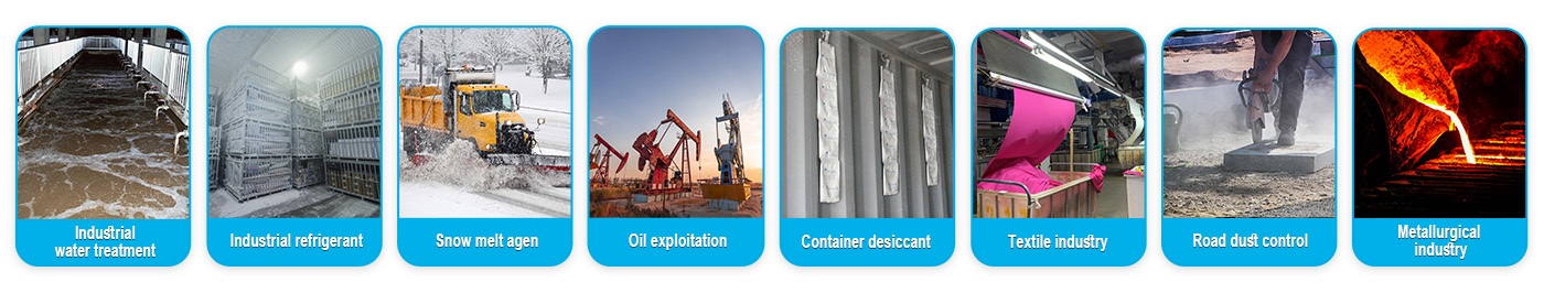 Spiky calcium chloride